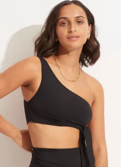 Seafolly Collective One Shoulder Top - | One Shoulder|One Shoulder
