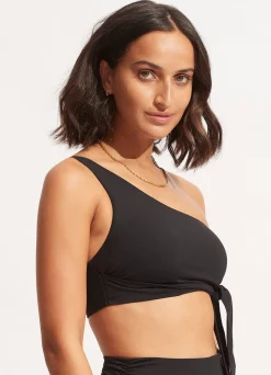 Seafolly Collective One Shoulder Top - | One Shoulder|One Shoulder