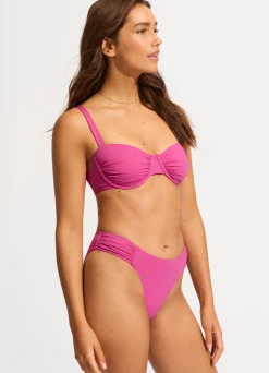 Seafolly Collective Ruched Underwire Bikini Top - | Underwire|Underwire