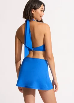 Seafolly Collective Sash Tie Front Bandeau Bikini Top - | Bandeau|Bandeau