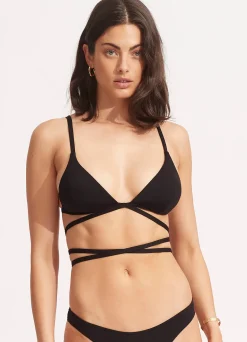 Seafolly Collective Tri Bra With Wrap Around Strap - | Triangle|Triangle