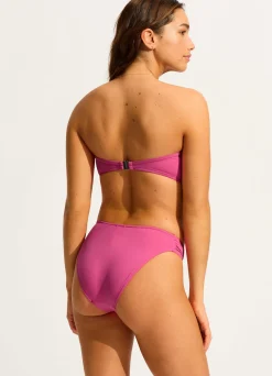 Seafolly Collective Twist Bandeau Bikini Top - | Bikinis|Bandeau