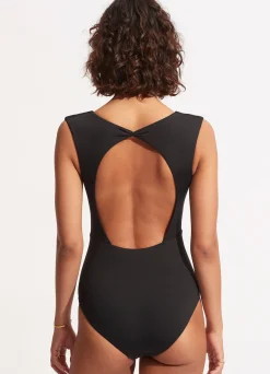 Seafolly Collective V Neck One Piece - | V Neck|V Neck