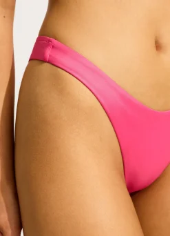 Seafolly Soleil Scoop High Cut Rio Bikini Bottom - | Bikinis|High Cut