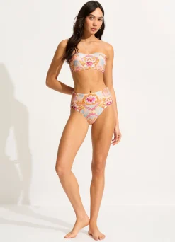 Seafolly Spring Festival High Waisted Bikini Bottom - Nectar| Bikinis|High Waisted
