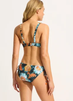 Seafolly Spring Festival Longline Triangle Bikini Top - | Bikinis|Triangle