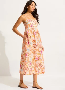 Seafolly Spring Festival Midi Dress - Nectar| Beach Dresses