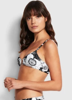 Seafolly Summer Of Love Ring Front Bralette - | Bralette|Bralette