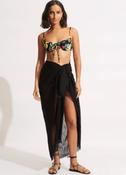 Seafolly Textured Cotton Beach Wrap - | Maternity|Skirts & Sarongs