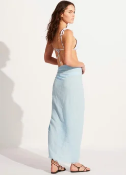 Seafolly Textured Cotton Beach Wrap - | Skirts & Sarongs