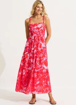 Seafolly Tiered Maxi Dress - | Beach Dresses