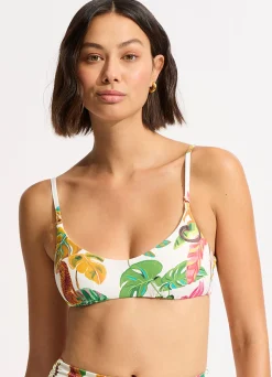 Seafolly Tropica Bralette Bikini Top - | Bralette|Bralette