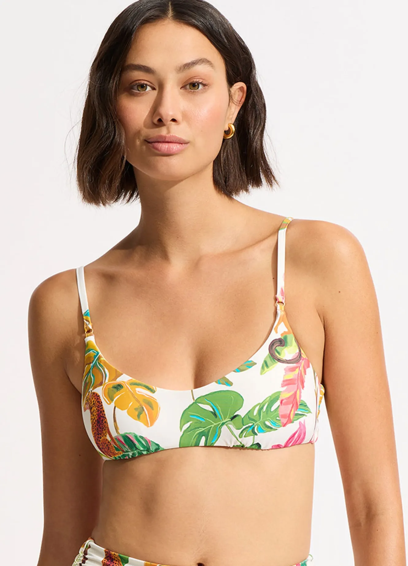 Seafolly Tropica Bralette Bikini Top - | Bralette|Bralette