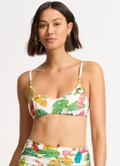 Seafolly Tropica Bralette Bikini Top - | Bralette|Bralette