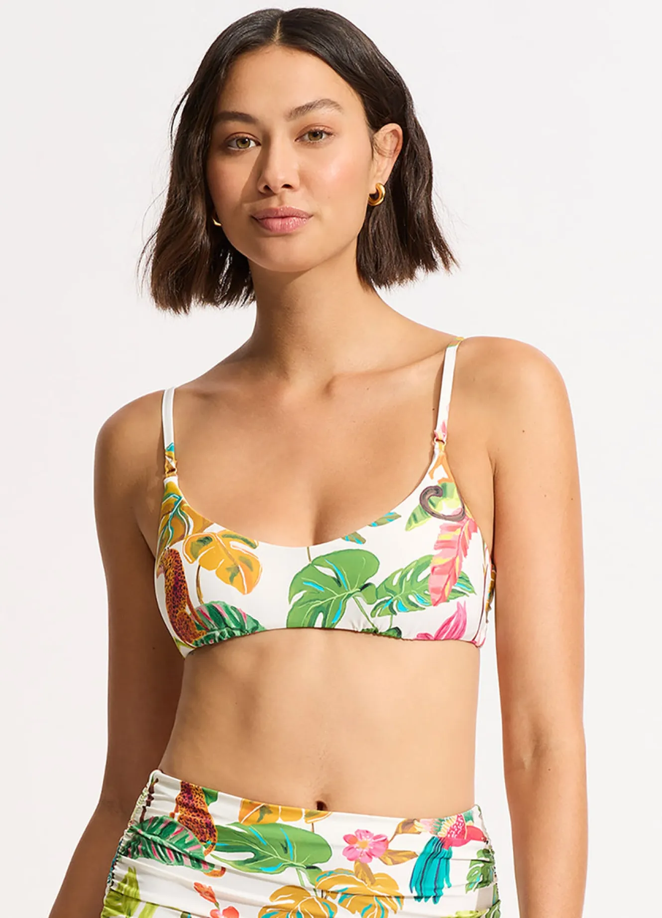 Seafolly Tropica Bralette Bikini Top - | Bralette|Bralette