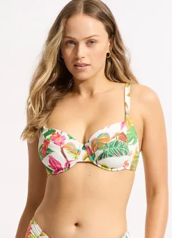 Seafolly Tropica DD Cup Underwire Bikini Top - | Underwire|Underwire