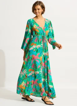 Seafolly Tropica Maxi Dress - | Beach Dresses
