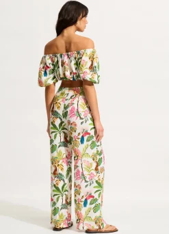 Seafolly Tropica Off-Shoulder Top - | Tops