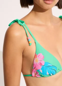 Seafolly Tropica Slide Triangle Bikini Top - | Triangle|Triangle
