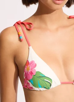 Seafolly Tropica Slide Triangle Bikini Top - | Triangle|Triangle