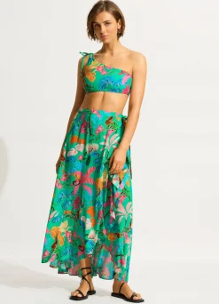 Seafolly Tropica Wrap Skirt - | Skirts & Sarongs