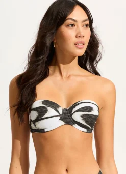 Seafolly Wavelength Bustier Bikini Top - | Bikinis|Underwire