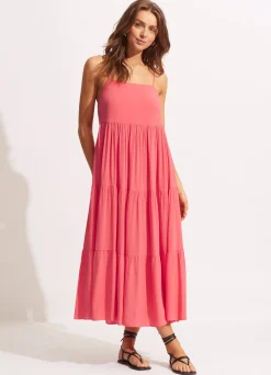 Seafolly Weekend Tier Dress - | Beach Dresses