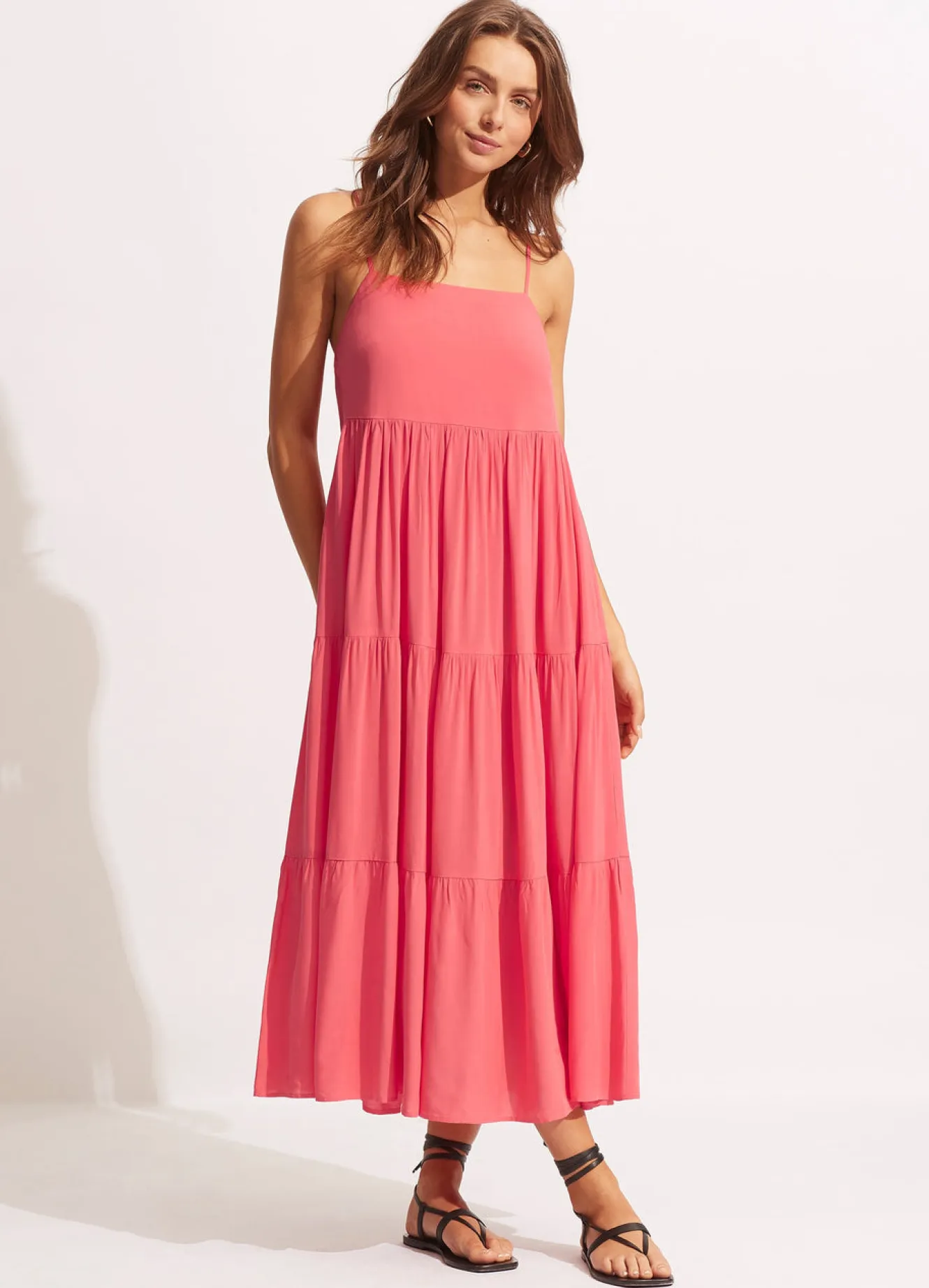 Seafolly Weekend Tier Dress - | Beach Dresses