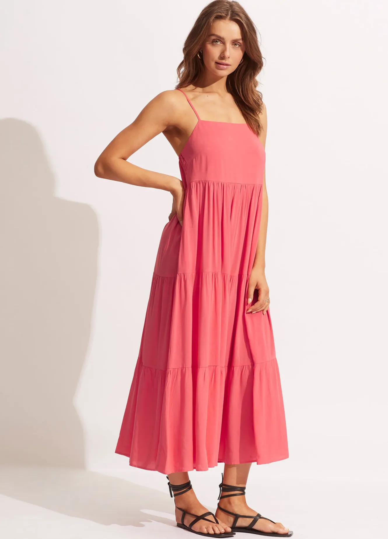Seafolly Weekend Tier Dress - | Beach Dresses