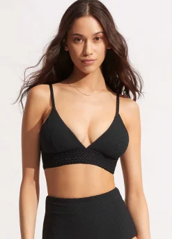 Seafolly Willow Banded Bralette - | Bralette|Bralette