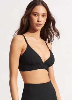 Seafolly Willow Banded Bralette - | Bralette|Bralette