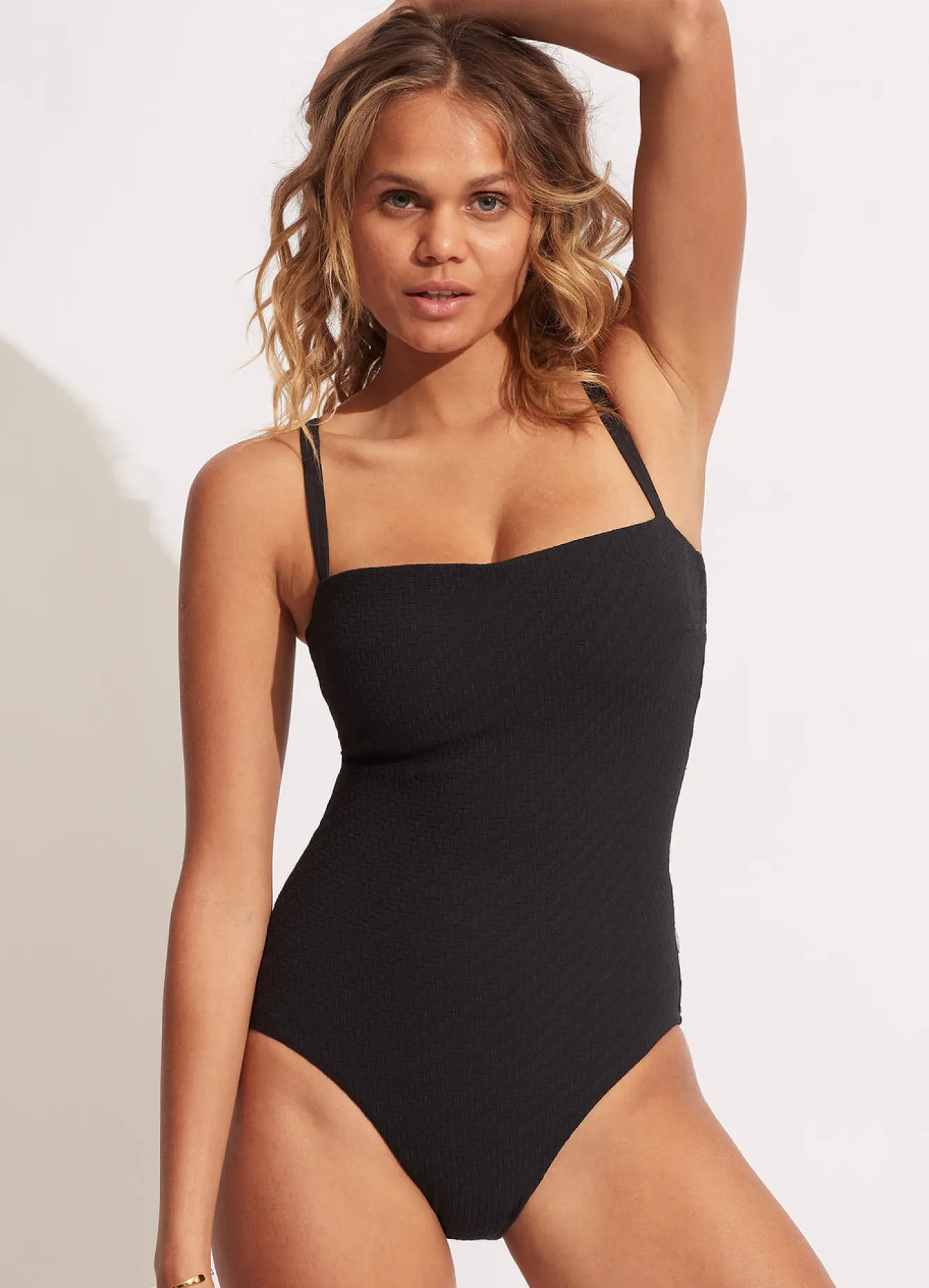 Seafolly Willow DD One Piece - | Square Neck|Square Neck