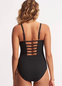 Seafolly Willow DD One Piece - | Square Neck|Square Neck