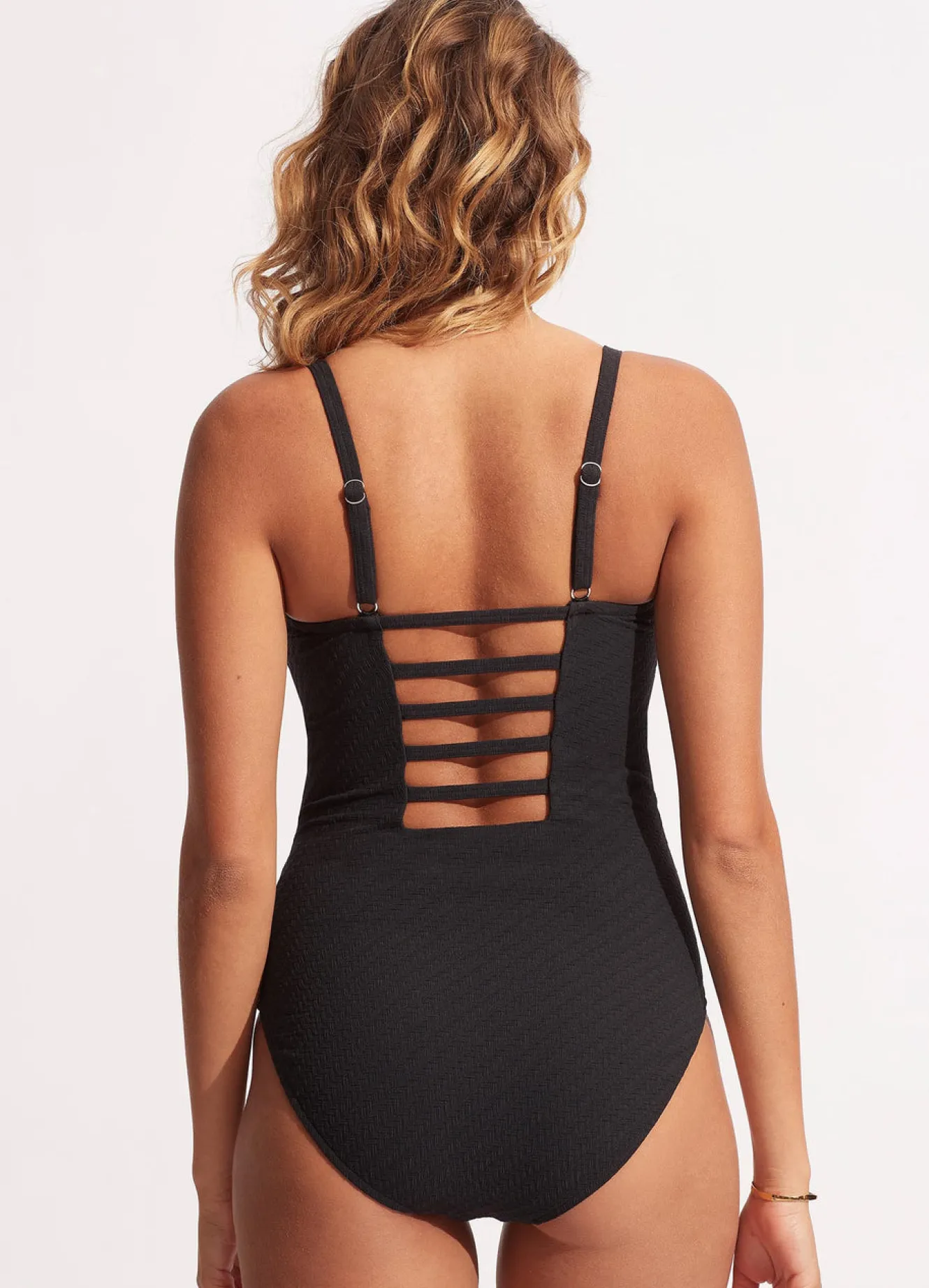 Seafolly Willow DD One Piece - | Square Neck|Square Neck