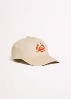 Seafolly Wish You Were Here Embroidered Cap - | Beach Hats