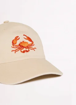 Seafolly Wish You Were Here Embroidered Cap - | Beach Hats