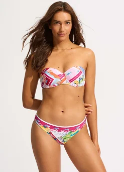Seafolly Wish You Were Here Hipster Bikini Bottom - | Hipster|Hipster