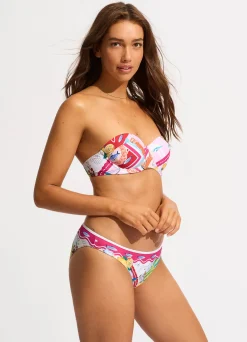 Seafolly Wish You Were Here Hipster Bikini Bottom - | Hipster|Hipster