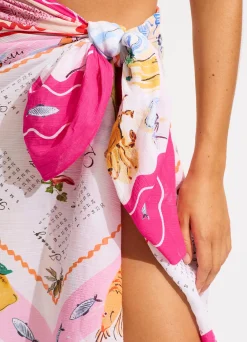 Seafolly Wish You Were Here Sarong - | Skirts & Sarongs