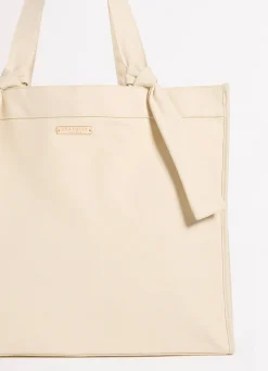 Seafolly Wish You Were Here Tie Strap Tote Bag - | Beach Bags